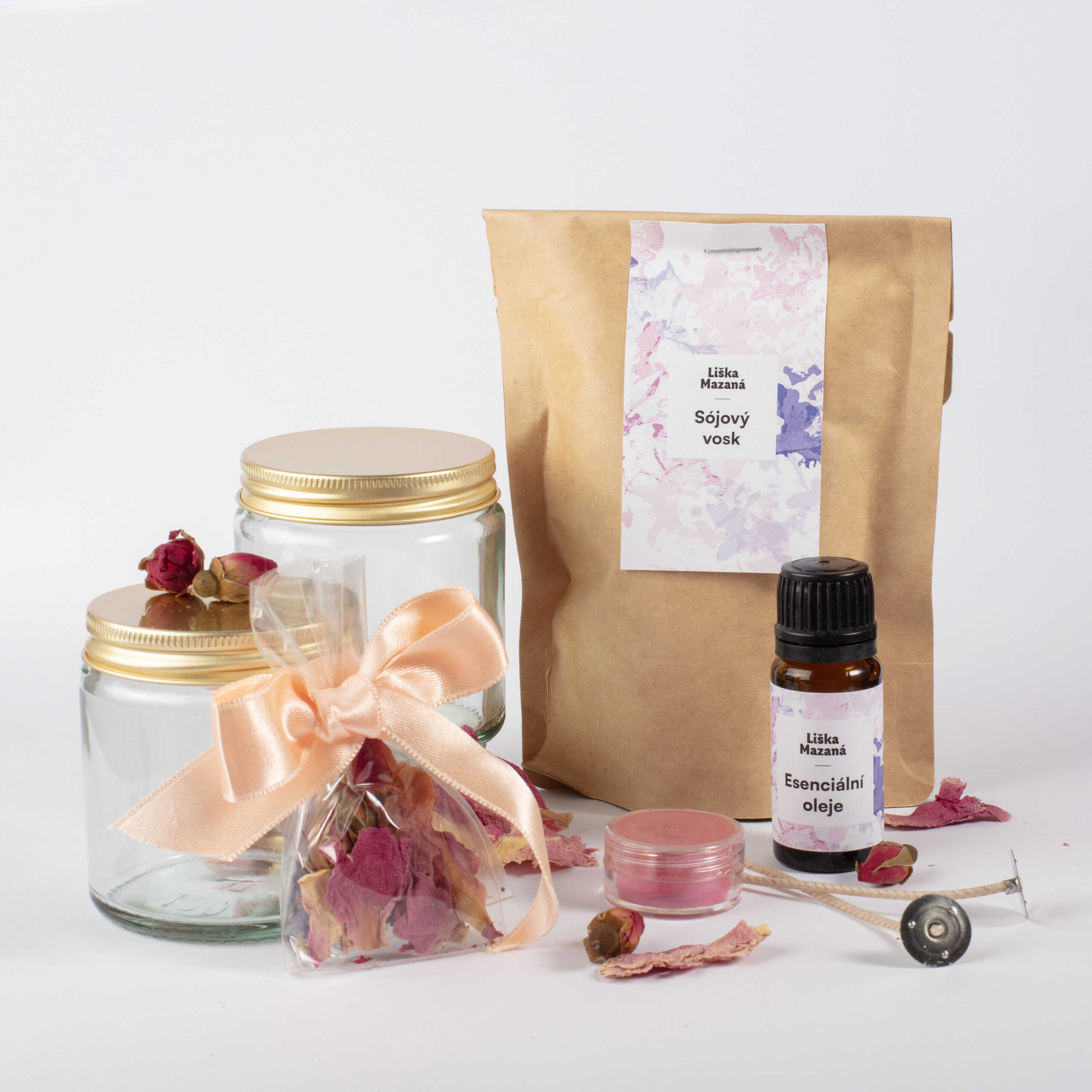 Vánoční Novinka: DIY balíček - vyrob si dvě růžové svíčky - Obrázek 3